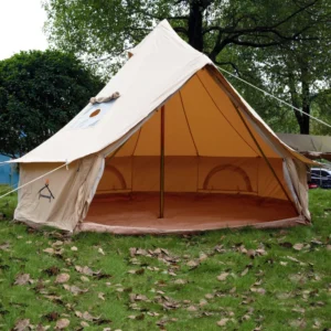 Heavy Duty Bell Tents Cotton Canvas Sleeping Tent Camping Outdoor Glamping Manufacturer