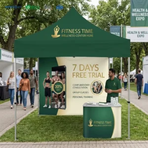 Heavy Duty Canopy Tent Waterproof Iron Frame Custom Logo Printed for Outdoor Event Wedding Party Exhibition