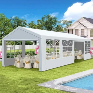Heavy-Duty Commercial Waterproof Marquee Party Tent with Steel Frame for 100-500 People
