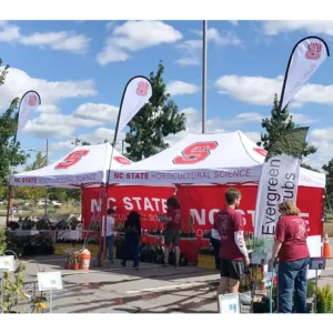 Heavy-Duty Custom-Print 10×20 Aluminum Pop-up Canopy Tent with Sidewalls
