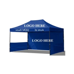 Heavy Duty Custom Printed Market Trade Show Pop-up Canopy Tent 10x20ft