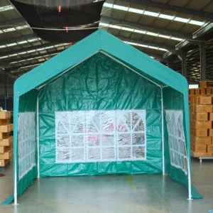Heavy Duty Durable Double Layer Car Parking Tent Shelter PVC Material Waterproof Windproof UV Protection