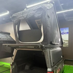 Heavy Duty Four Season Aluminum Shell Waterproof Canopy Roof Tent with Large Space for Pickup Truck Camping Trips