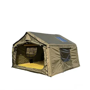 Heavy Duty Four-Season Waterproof Multi Room Camping Tent 8+8m T/C Polyester Cotton Fiber Air Column Safari Glamping