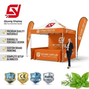 Heavy-Duty Frame Advertising Marquee 3x3m Trade Show Tent Custom Printed Canopy for Market Stall