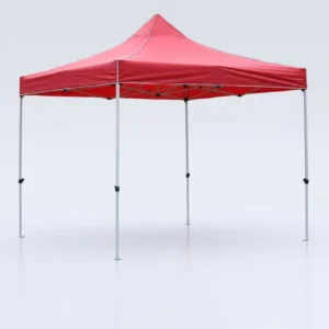Heavy-Duty Iron Frame Four-Leg Advertising Tent Oxford Fabric Foldable Waterproof Shelter for Street Stalls