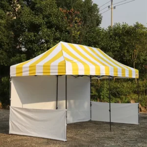 Heavy Duty Mesh Tent with Full Walls Marquee for Barbecue Pizza Hamburg Food Market Tradeshow Giveaways Waterproof UV Resistant