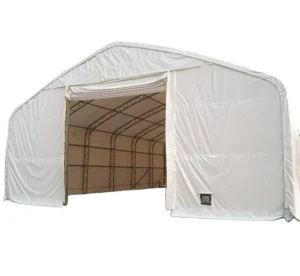 Heavy Duty Metal Frame PVC Fabric Industrial Storage Shelter 40x60x21ft UV Resistant Fire Retardant Wind Snow Capacity Easily