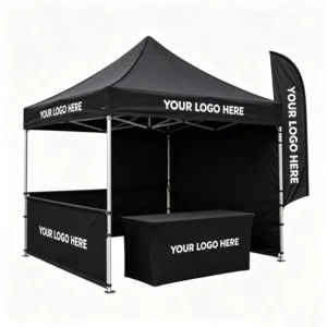 Heavy Duty Movable Windproof 10×10 Oxford Canopy Tent with Steel Frame for Flea Market Stall
