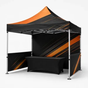 Heavy Duty Movable Windproof 10×10 Oxford Polyester Canopy Tent with Steel Frame for Outdoor Sports Flea Market Stall