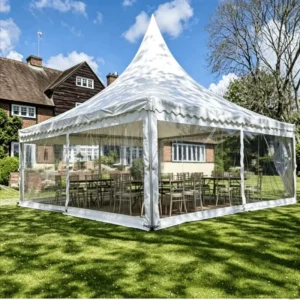 Heavy Duty PVC Pagoda Tent Waterproof Outdoor Marquee for Garden Wedding Banquet & Reception Party