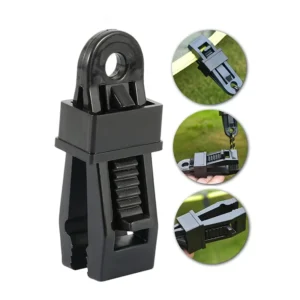 Heavy-Duty Plastic Awning Tarp Clips Lock Grip Reinforced Canopy Tent Clips