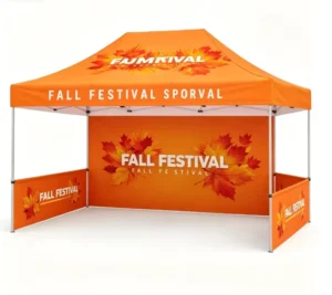 Heavy Duty Portable Gazebo Tent with Aluminum Frame for Trade Shows and Outdoor Events