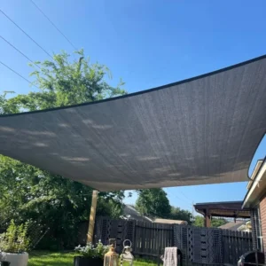 Heavy Duty Rectangle Multipurpose HDPE Shade Tarp UV Protection 98% Shade Rate