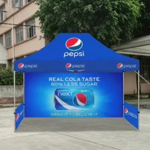 Heavy Duty Reinforced Waterproof Advertising Canopy Tent with Digital Printing and Brand Logo for Trade Shows and Events