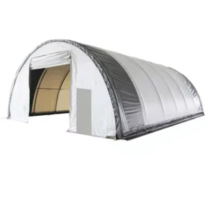 Heavy-Duty Storage Building Custom-Size Arched-Roof Car Shelter