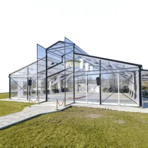 Heavy-Duty Transparent Aluminum Wedding Tent Clear Roof Tent for Outdoor Wedding Ceremony