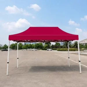 Heavy-Duty Waterproof 10×10 FT Foldable Pop-Up Canopy Tent Outdoor Gazebo Shelter for Market Camping Beach and Parties
