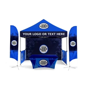 Heavy Duty Waterproof Wind Resistant Advertising Tent with Digital Printing, Convenient Storage, and Eave Construction