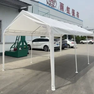 Heavy Duty Wedding Marquee Tent Large Party Event PE Tarpaulin Framed With Floor