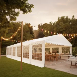 Heavy Duty White PVC Marquee Party Tent 6x12m X 3.6m Four-Season