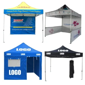 Hexagon Steel Folding 10×10 Pop-Up Canopy Tent Windproof