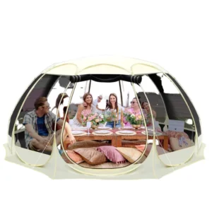 Hexagonal Diamond Automatic Pop-Up Screen House Tent for Garden, Beach, and Family Use