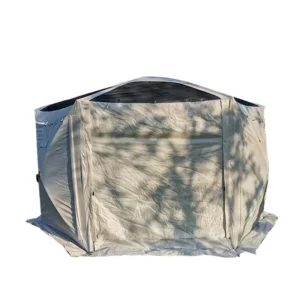 Hexagonal Single door Open top Outdoor Tent Large Family Camping Tent with Anti mosquito Mesh and Breathable Design
