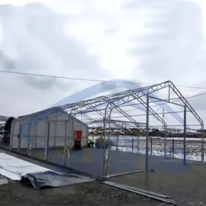High Capacity All-weather Storage Building Temporary Shelter for Construction Projects