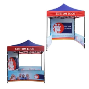 High Definition Digital Printed Custom Gazebo 3x3m Outdoor Canopy Tent with Sidewall