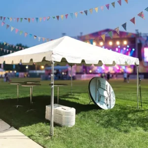 High Demand 10*10 FT All Season Aluminum Frame Tent Heavy Duty Waterproof PVC Top Outdoor Camping Gathering Shelter