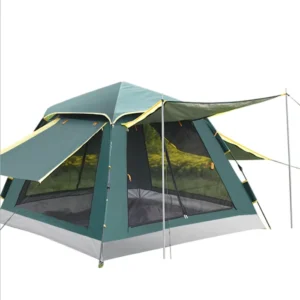 High Density Automatic 12 Persons Glamping Luxury Outdoor Four season PVC Car Tent with Two Bedrooms Camping