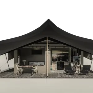 High Elastic Fabric Freeform Stretch Tent for Glamping Resort and Camping