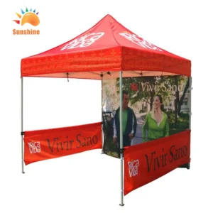 High-End Outdoor Display Tents Aluminum Alloy Foldable Quick Set-Up for Trade Shows Gazebo
