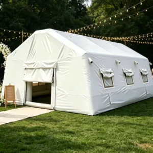 High End Premium Fabric Elegant Design Luxury Inflatable Tent for Glamping Resorts Wedding Events VIP Outdoor Activities