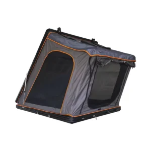 High Inner Space Aluminum Hard Shell Roof Top Tent Double Layer 2 3 Person Waterproof Oxford Canvas Fabric Four Season Quick