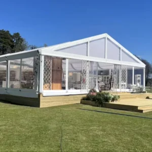 High Peak Marquee PVC Fabric Party Tent for Weddings Business Receptions Social Gatherings