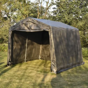 High Peak Metal Frame Fire Resistant Carport Canopy Tent Car Garage Shed Parking