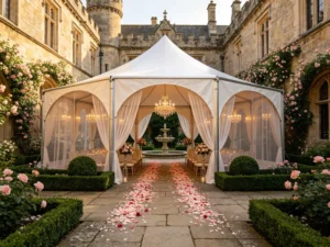 High Peak Pagoda Tent Aluminum Wedding Marquee Castle Garden Event Canopy