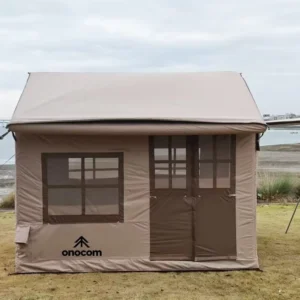 High Quality 2.4*2.4m Air Tent Waterproof Inflatable Camping Tent with Screen Windows