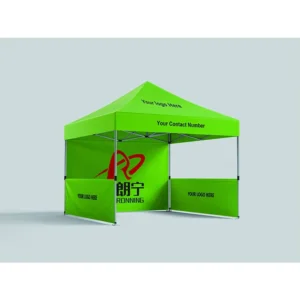 High Quality 3×3 Aluminum Pop-Up Trade Show Tent for Events Business Outdoor Printed Canopy Custom Tent With Logo 10x10ft