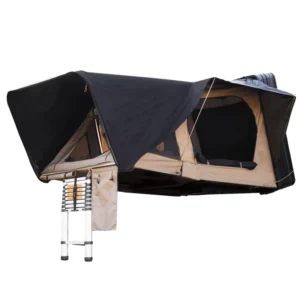 High-Quality 4-Person Hard Shell Aluminum Roof Top Tent for Car Rooftop Camping