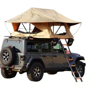 High Quality Aluminum Car Offroad Camping Rooftop Tent 4 Person Foldable Vehicle Soft Roof Top Tent with Annex