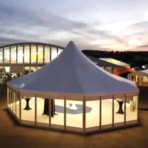 High Quality Aluminum Marquee Decagon Tent OEM Outdoor Multi-side Wedding Party Tent