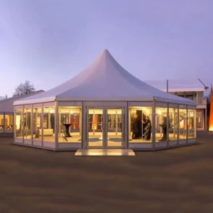 High Quality Aluminum Pagoda Tent Luxury 20×20 Outdoor Wedding Canopies 5x5m 10x10m Party Tent for Outdoor Trade