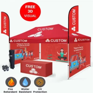 High Quality Camping Exhibition Waterproof Outdoor Leisure pop up Tent Easily Assembled Portable Trade Show Tent