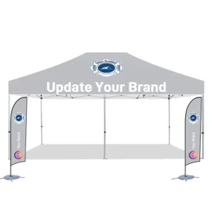 High Quality Custom 3X3 3X6 Marquees Durable Fabric Roof Top Tent for Outdoor Events and Exhibitions Trade Show Tents
