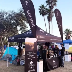 High Quality Customizable Size UV Resistant Folding Outdoor Exhibition Tent Oxford Fabric Aluminum Frame Waterproof Large Event