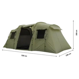 High Quality Customized Luxury Double Layer Family Camping Outdoor Tent Big Camping Tent Glamping Tents for Sale