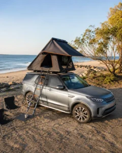 High Quality Hard Shell Roof Top Tent Aluminum Large Space Waterproof for 2 Person SUV Camping Rooftop Tent